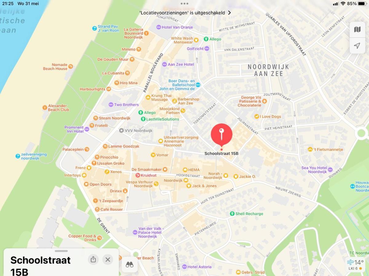 Appartement-Gratis Parkeren -Bij Strand En In Het Centrum Noordwijk Luaran gambar